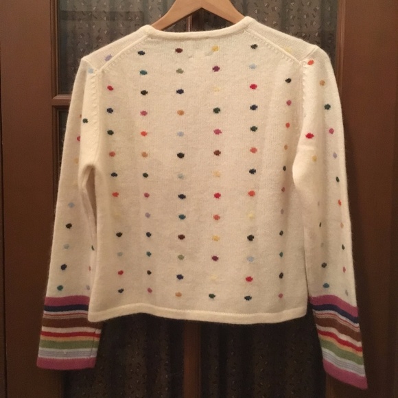 Garnet Hill Polka Dot Sweater - Picture 4 of 6